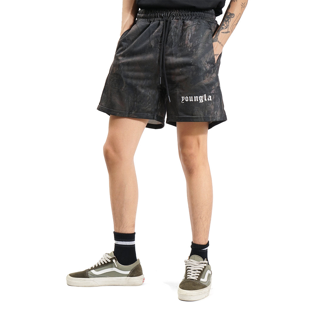 YoungLA Tree Camo Sweat Shorts