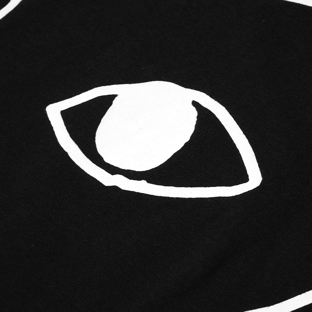 CDG Play White Outline Heart T-Shirt