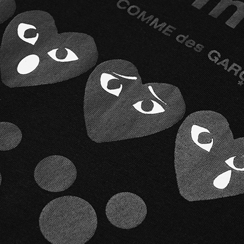 CDG Play Bottom Back Holiday Emoji T-Shirt