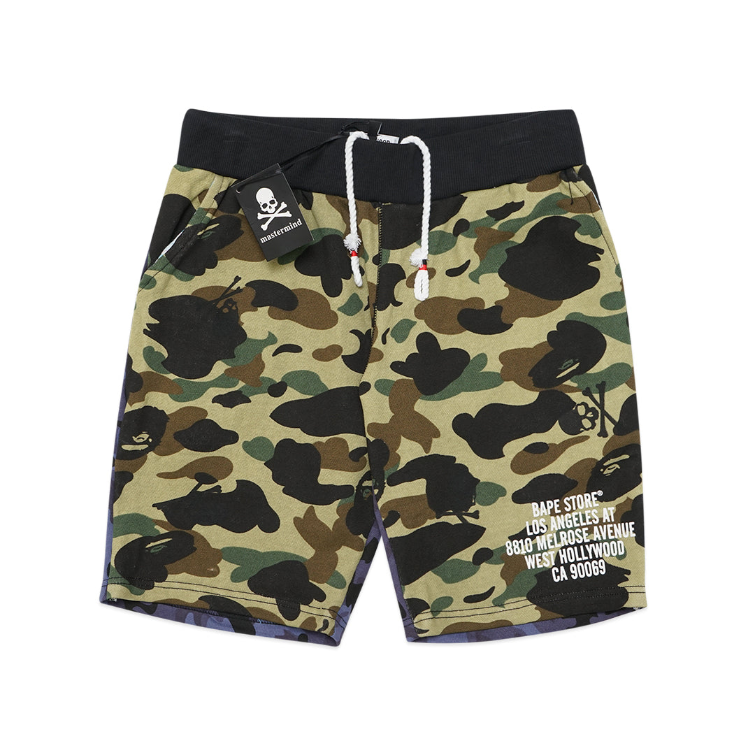 HOT Bape Shark Shorts Bape Shorts Green Bape Green Camo