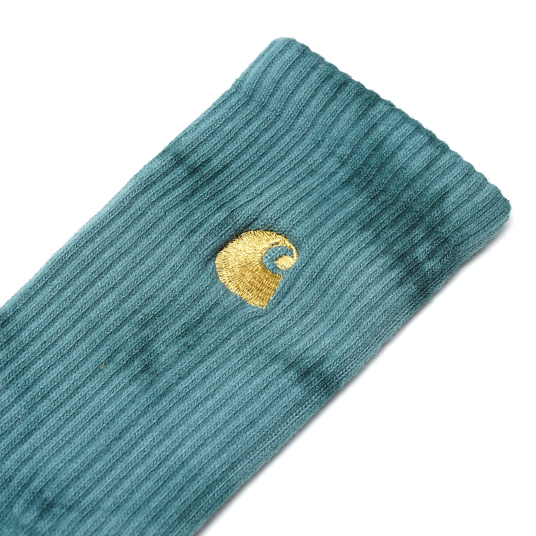 CHT Golden Logo Tie-Dye Crew Socks