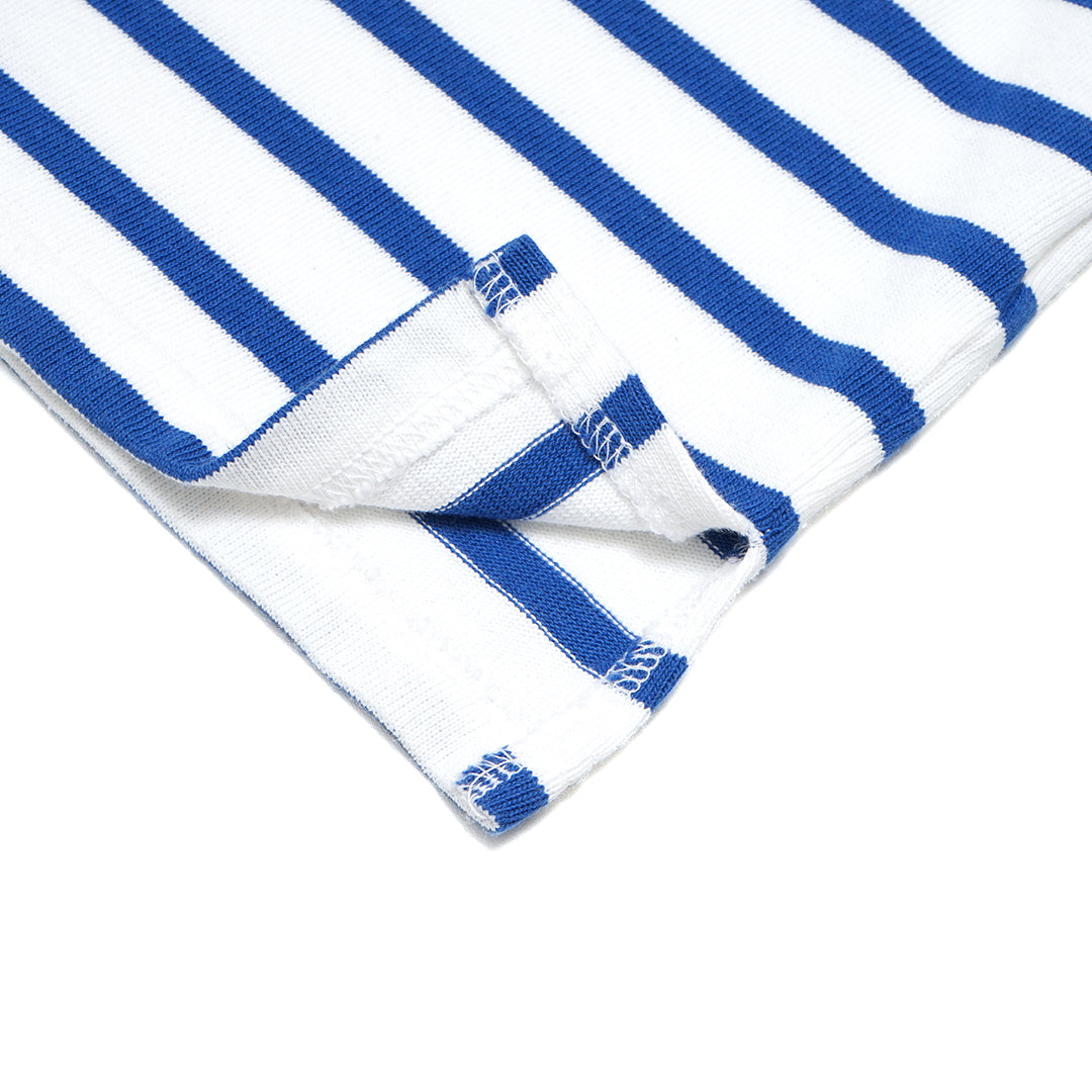 FOLX Boat Neck Striped Long Sleeve T-Shirt