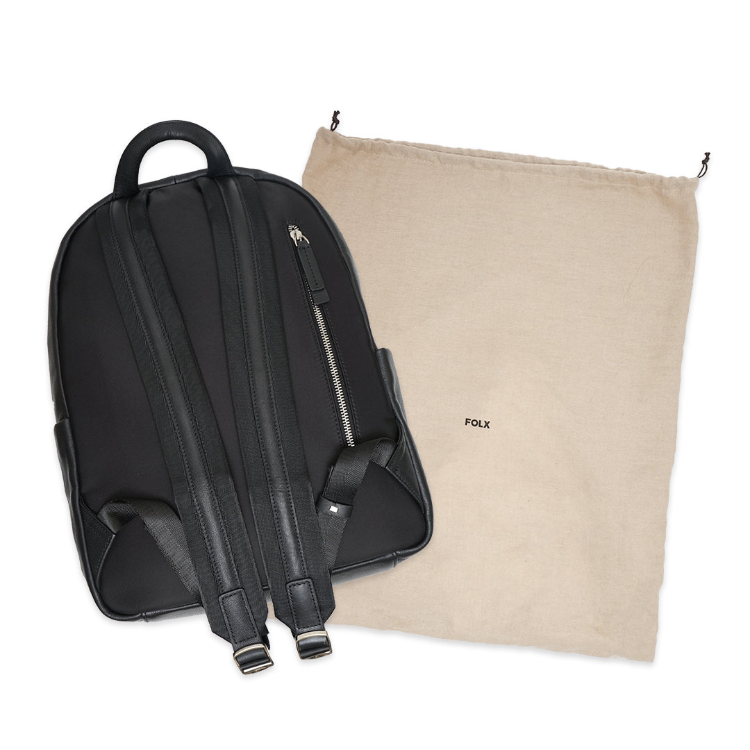 FOLX Ribbon Leather Backpack