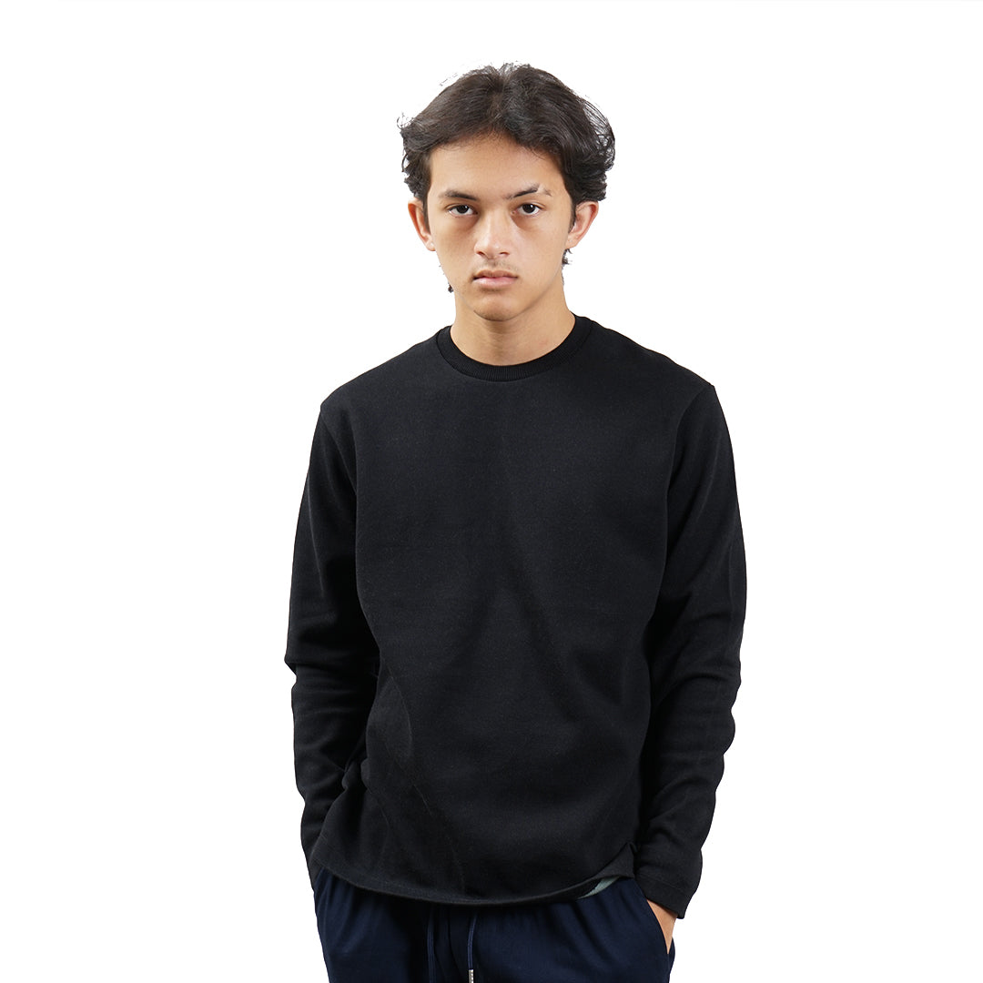 FOLX Honeycomb Texture Long Sleeve T-Shirt