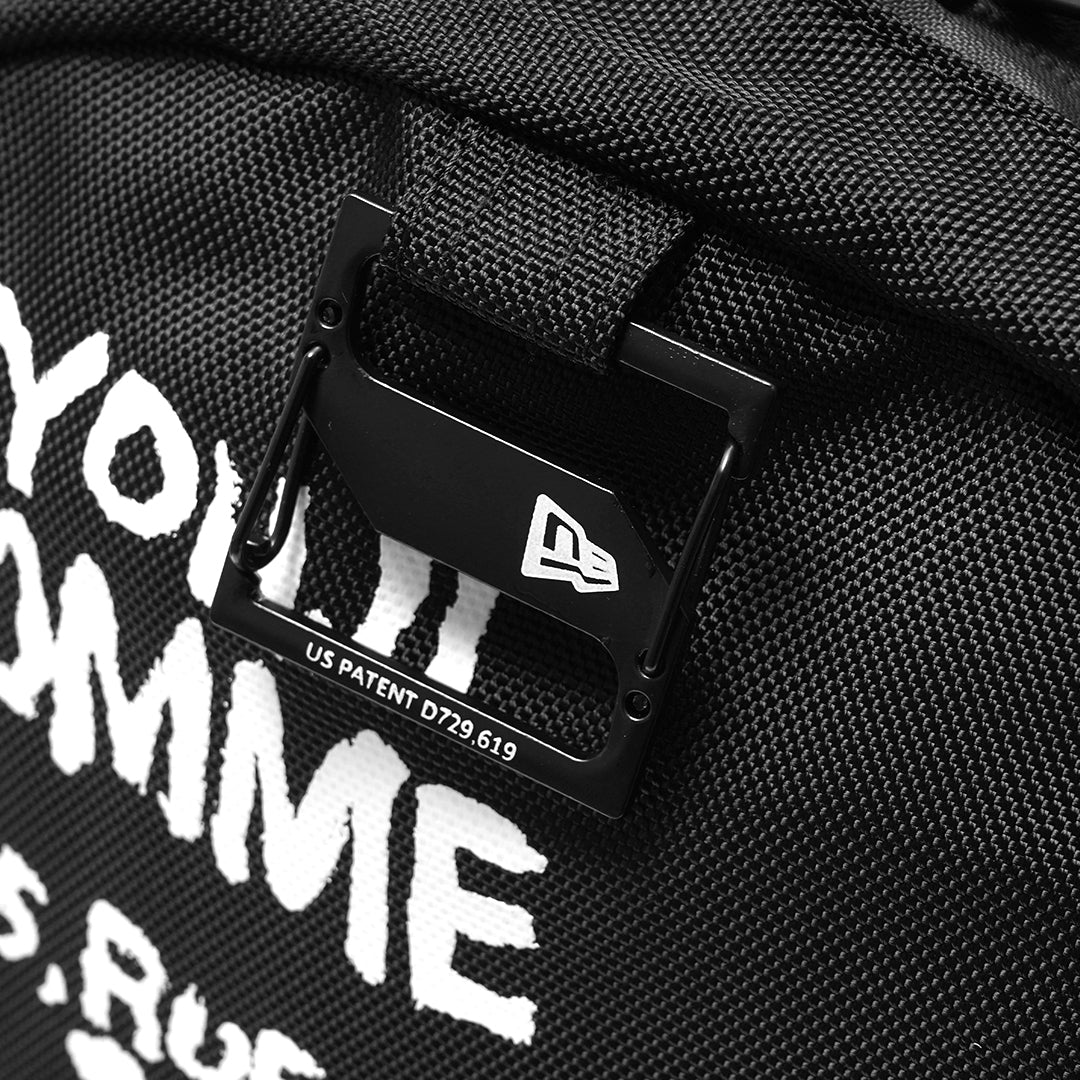 Yohji Yamamoto Pour Homme X NE White Text Backpack