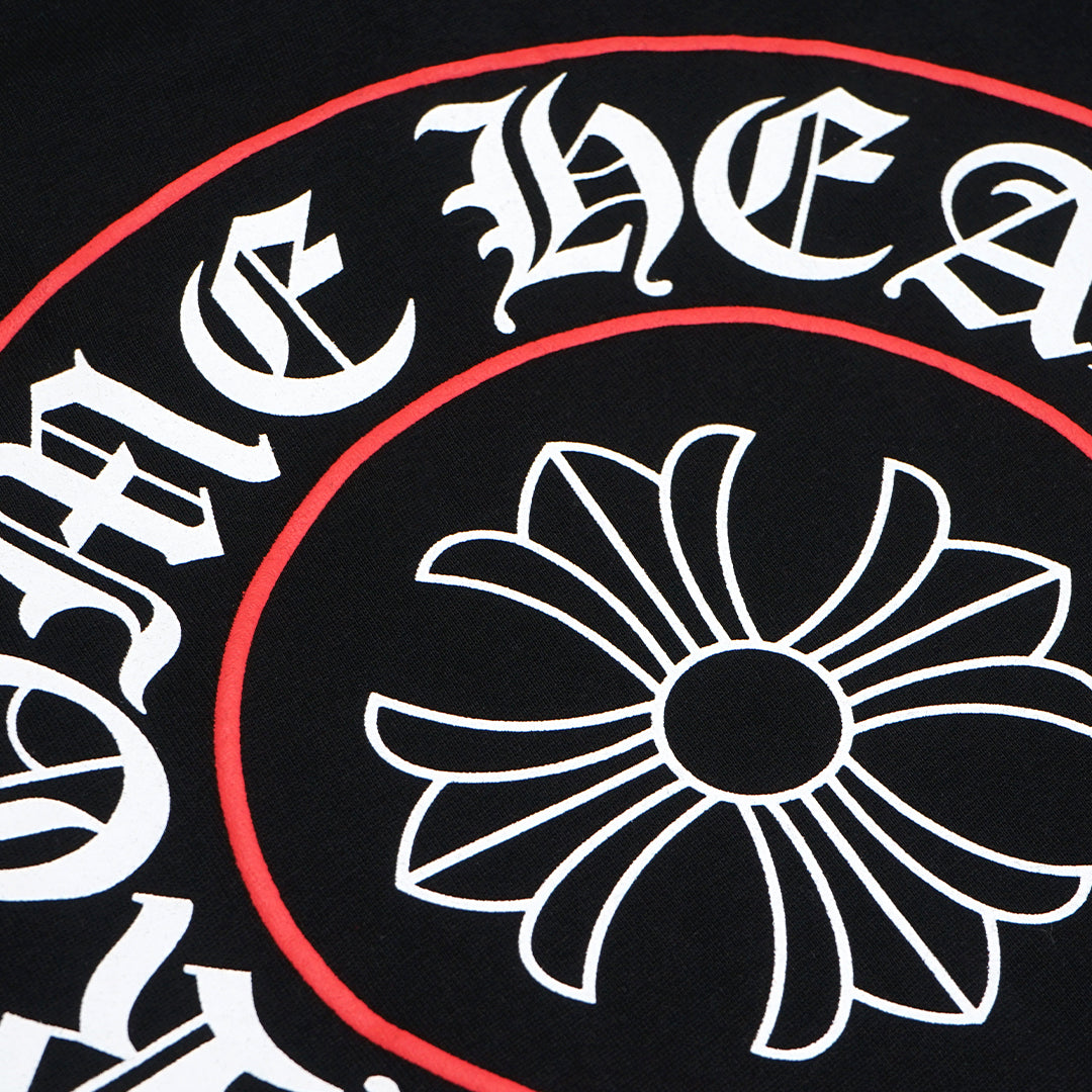 Chrome Hearts Red Outline Horseshoe T-Shirt