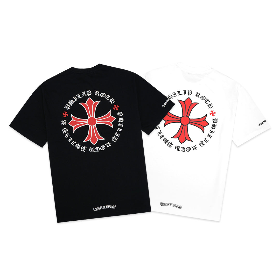 Philip Roth X Chrome Hearts Logo T-Shirt