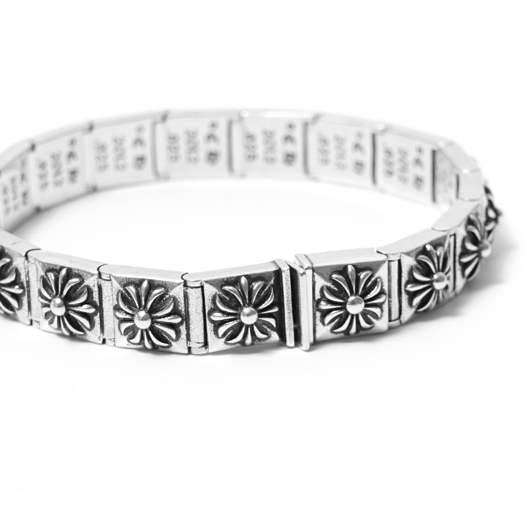 CHR Plus Pyramid Link Bracelet