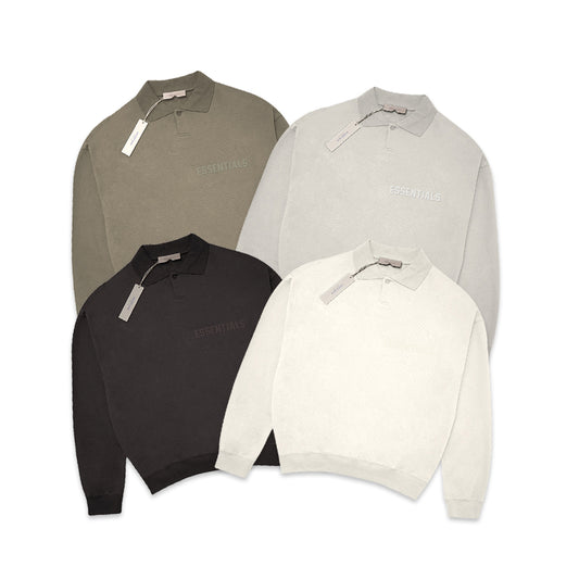 FOG Essentials Long Sleeve Polo Sweatshirt