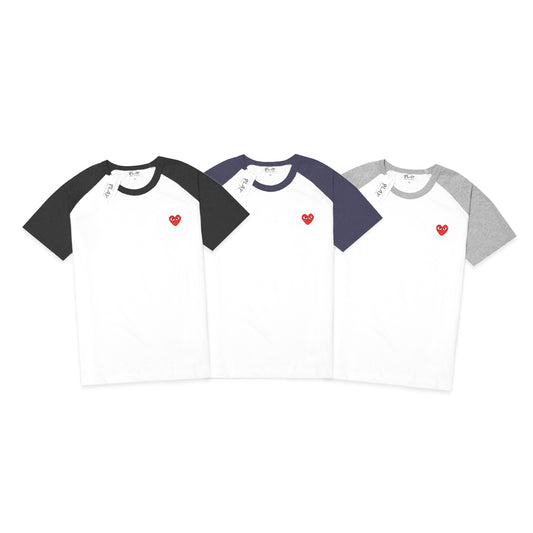 CDG Play Raglan Sleeve T-Shirt