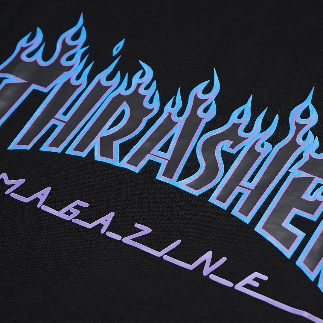 TSR Blue Flame Print T-Shirt