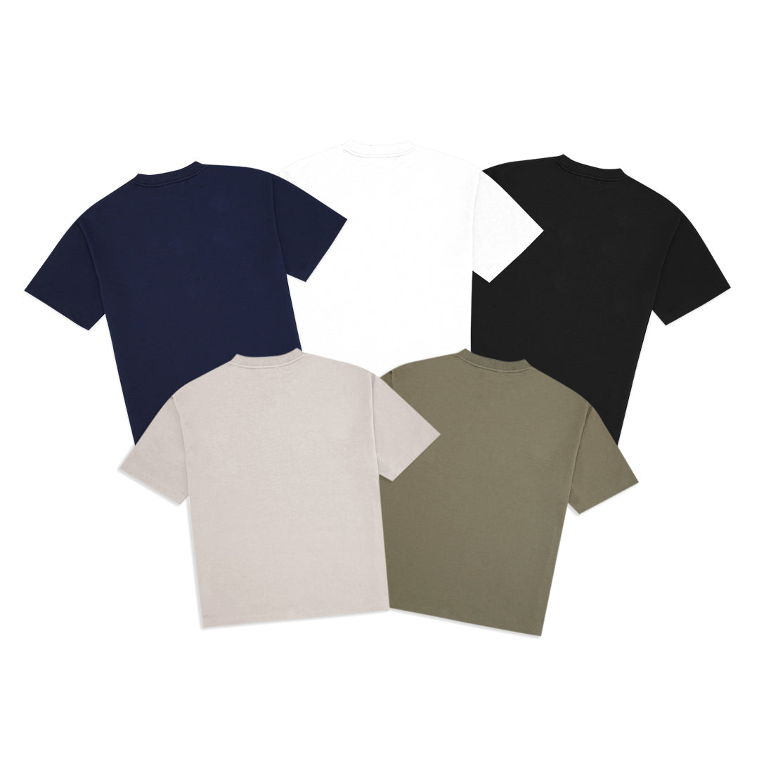 FOLX Jacquard Square Pattern T-Shirt