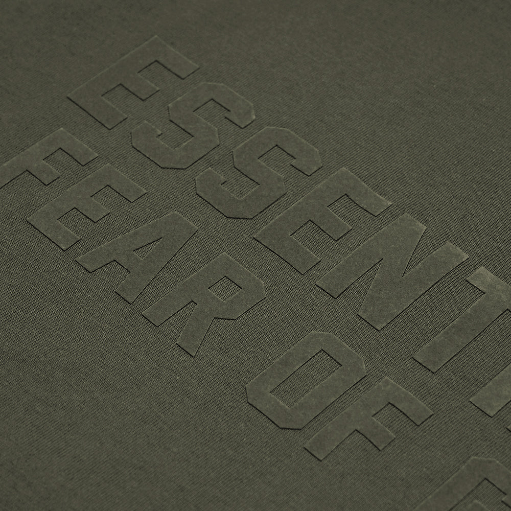 FOG Essentials Big Solid Velvet Text T-Shirt