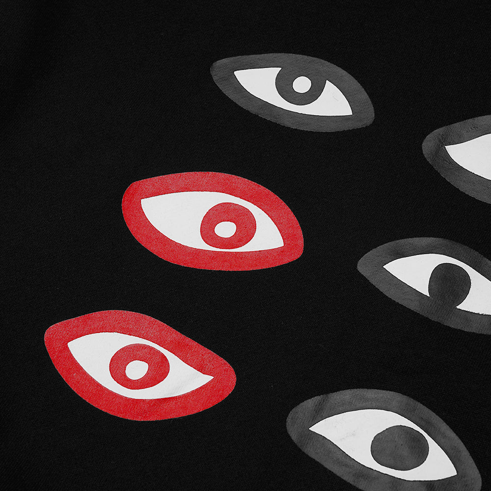 CDG Play Triple Texts Zip-Up Hoodie