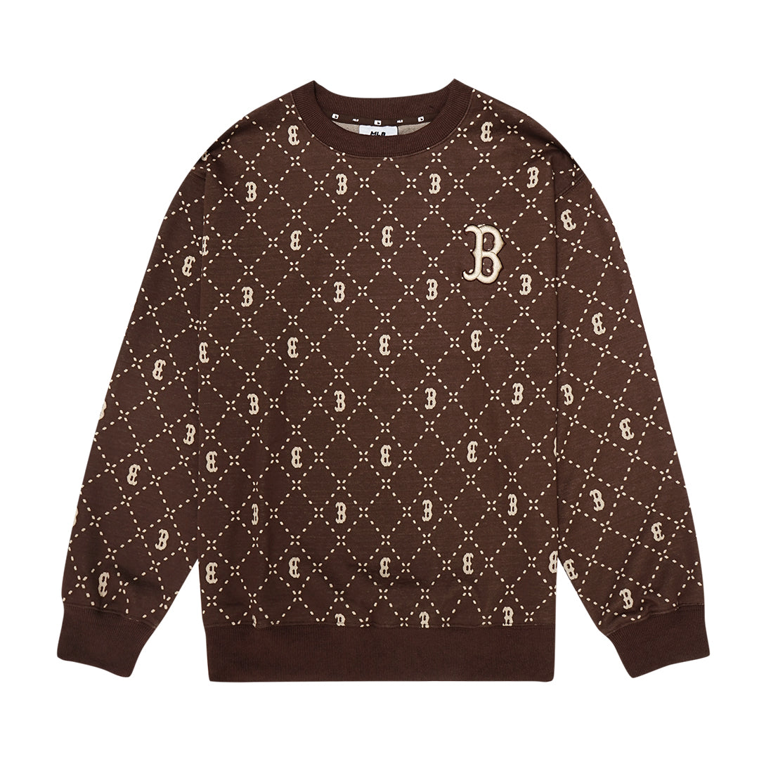 M7B Diamond Monogram Jacquard Sweatshirt