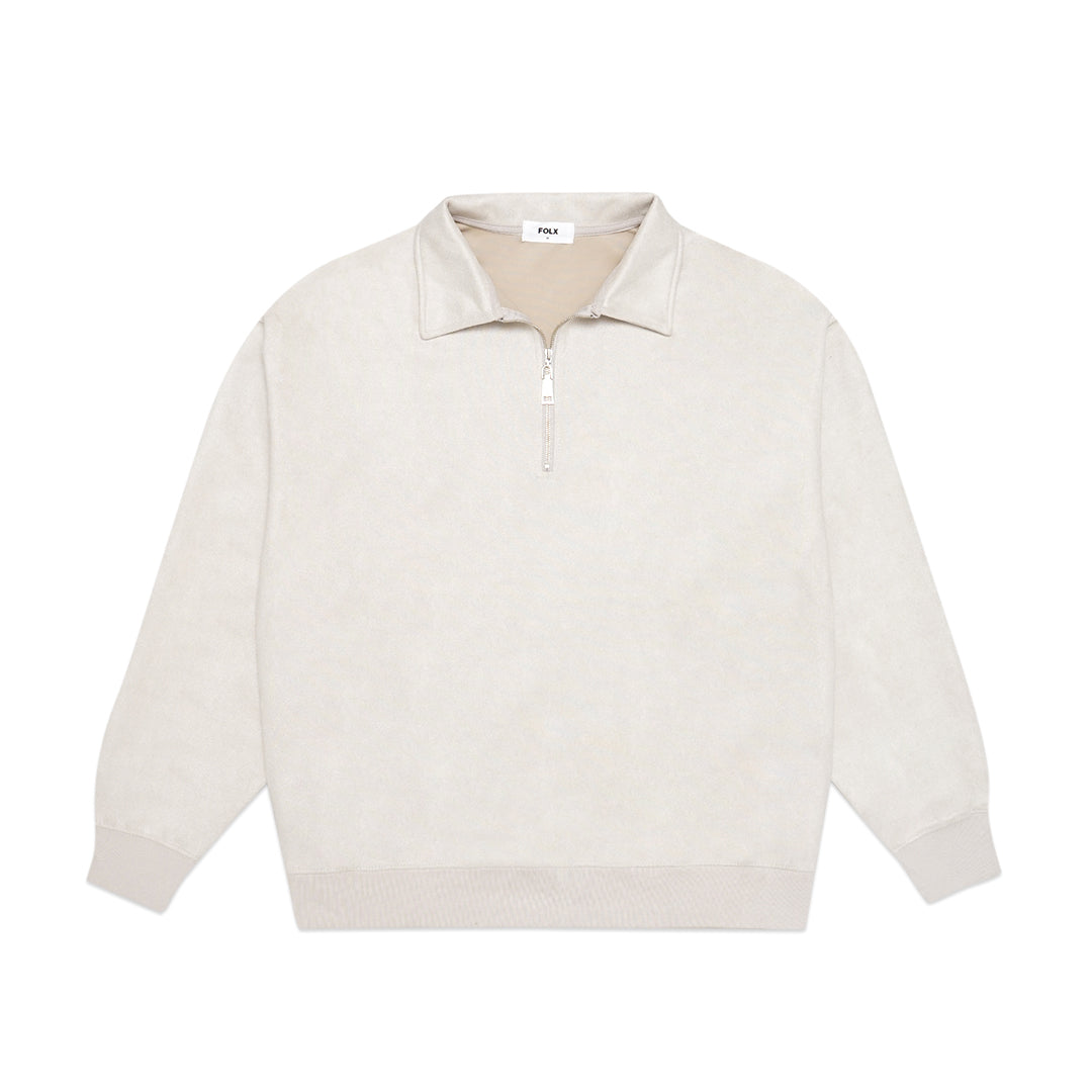 FOLX Velvet Quarter Zip Jacket