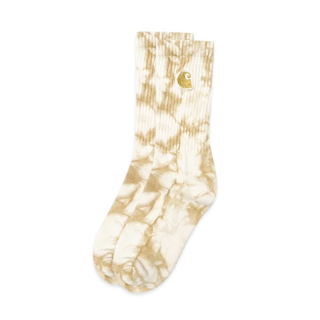 CHT Golden Logo Tie-Dye Crew Socks