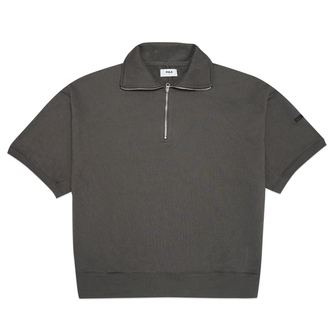 FOLX Oversize Half Zip Short Sleeve Jacket