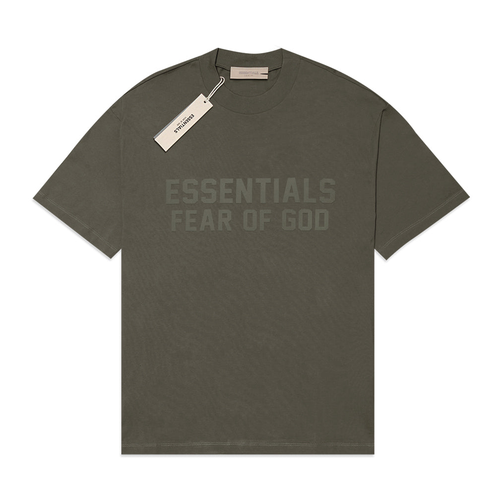 FOG Essentials Big Solid Velvet Text T-Shirt