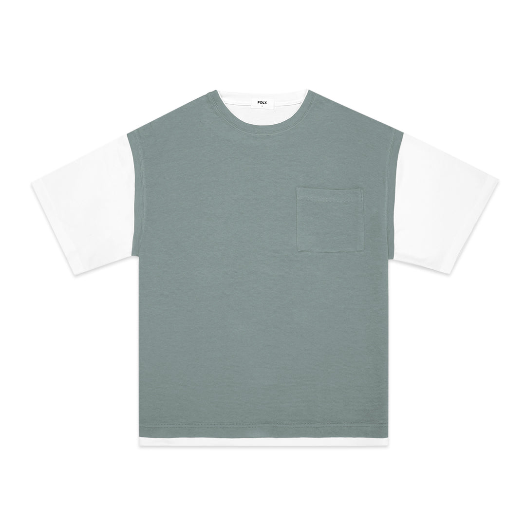 FOLX Faux Layered Pocket T-Shirt