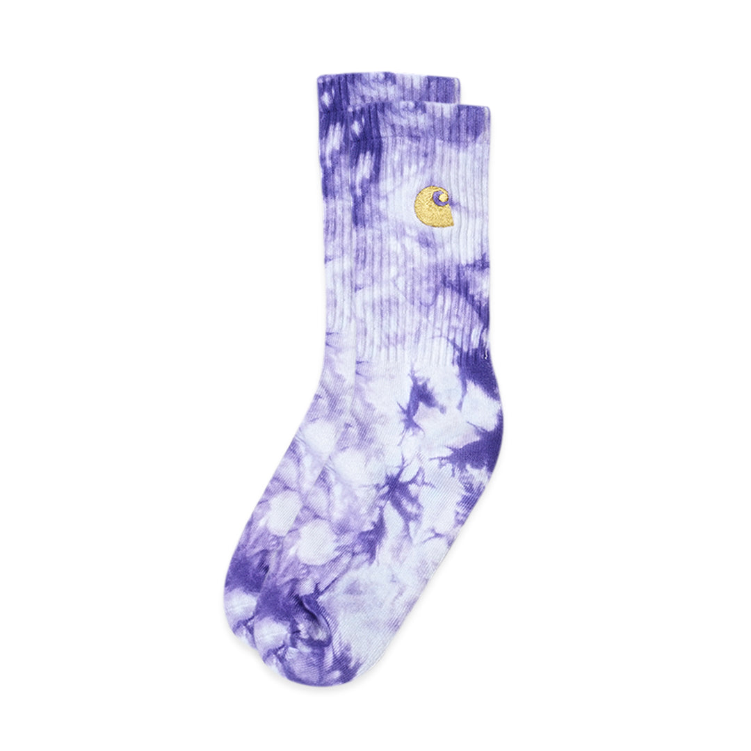 CHT Golden Logo Tie-Dye Crew Socks