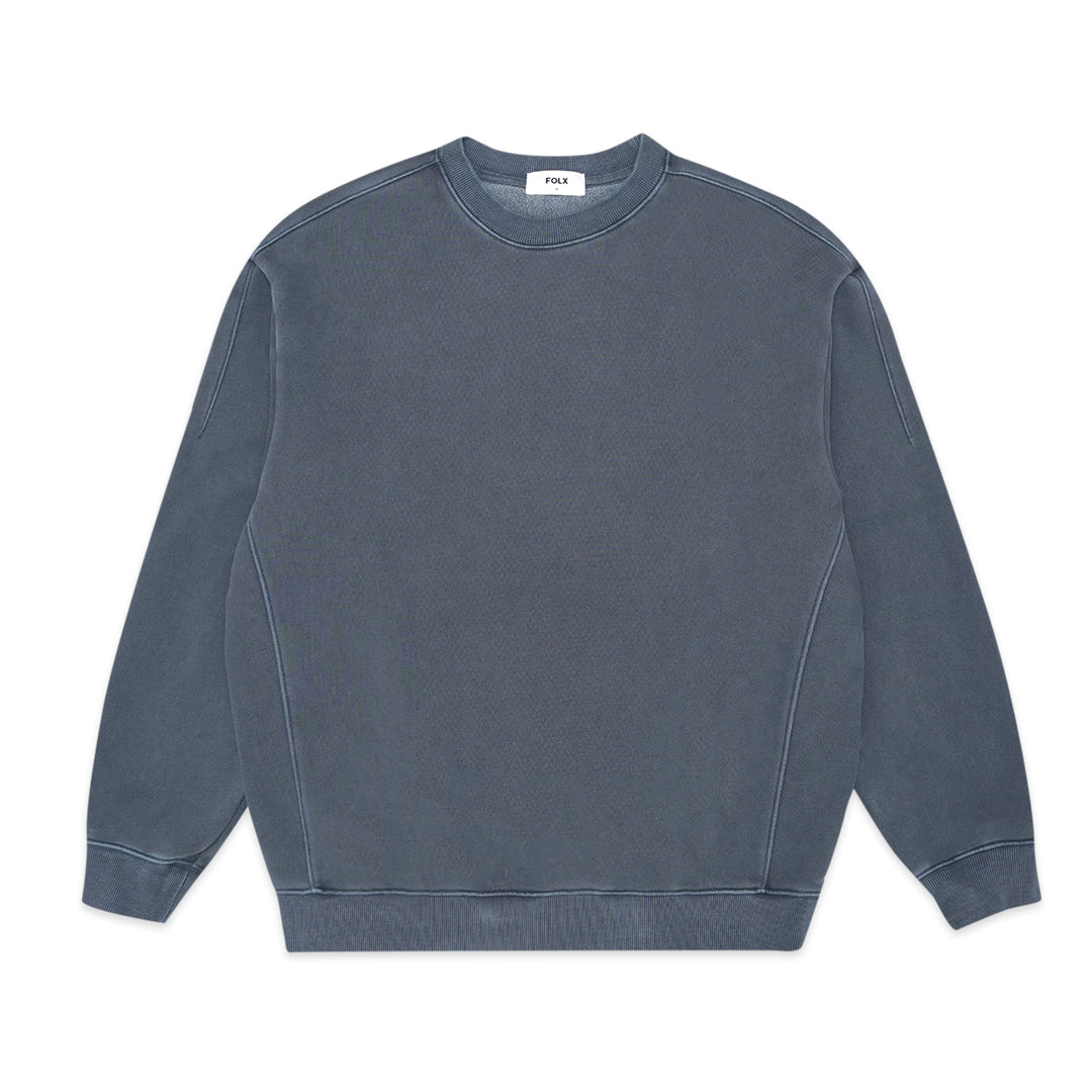 FOLX Washed Terry Crewneck Sweatshirt