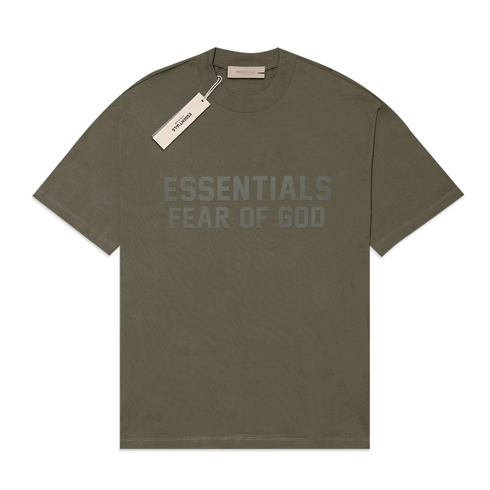 FOG Essentials Big Solid Velvet Text T-Shirt