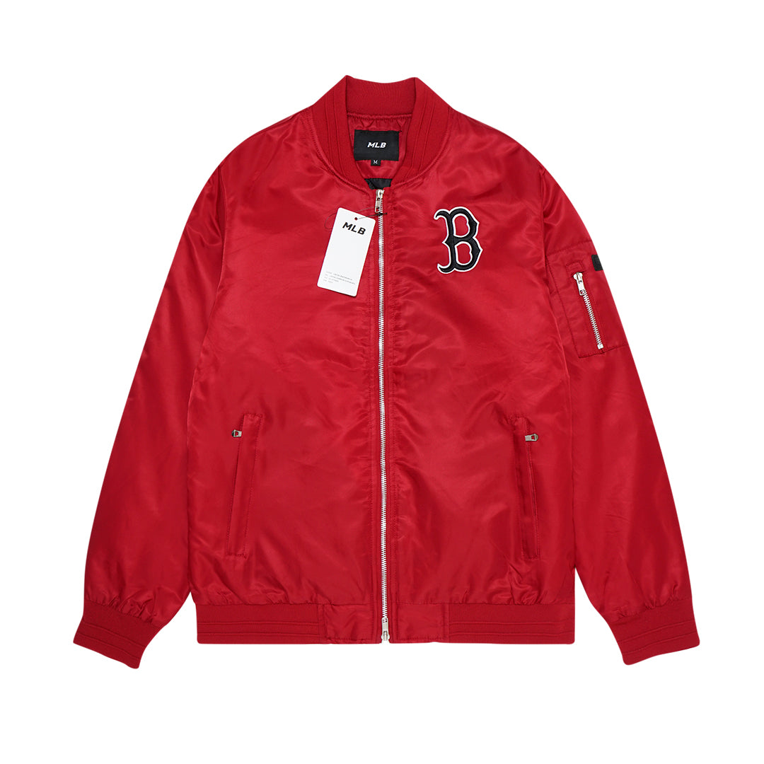 M7B Chest Logo Padded Bomber Jacket