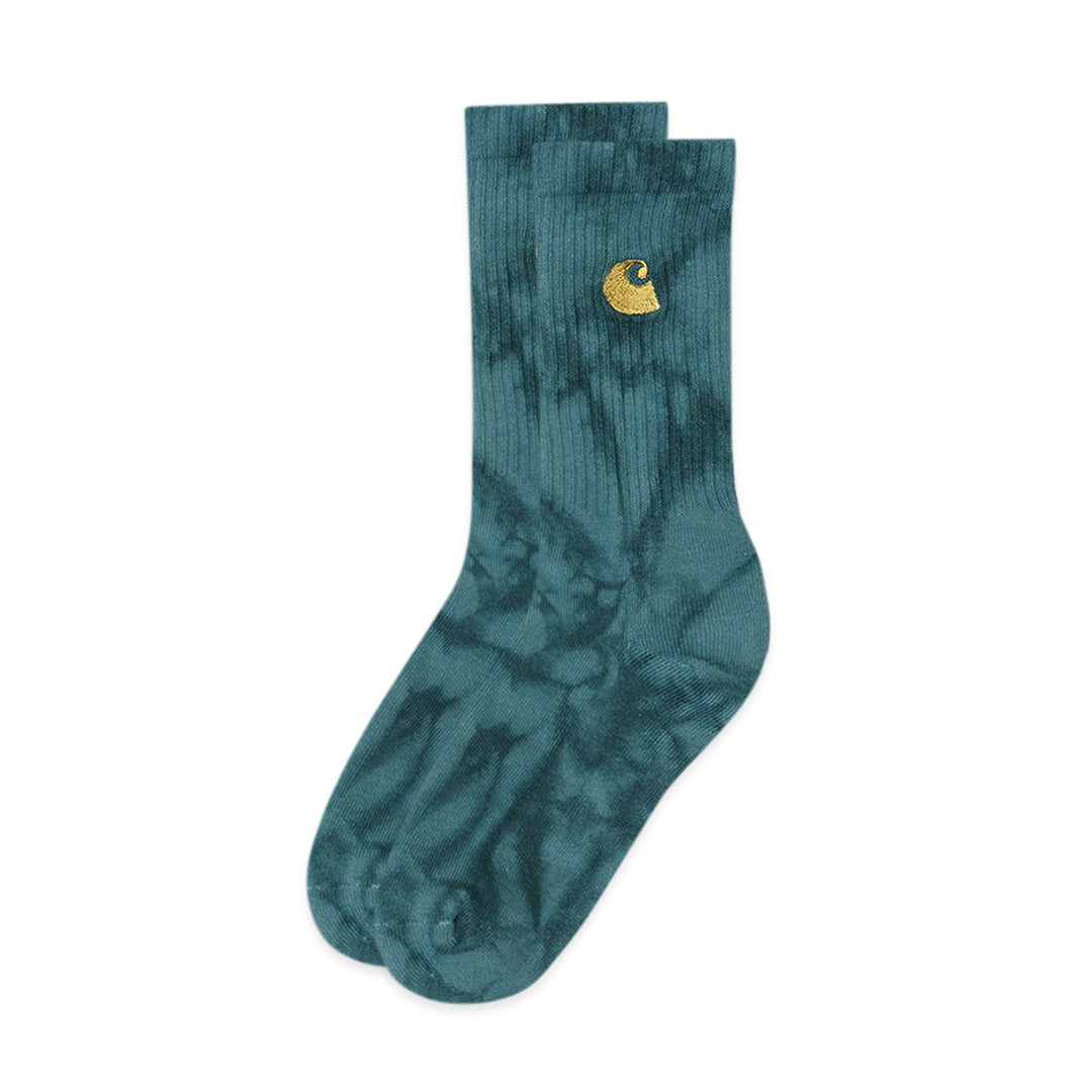 CHT Golden Logo Tie-Dye Crew Socks