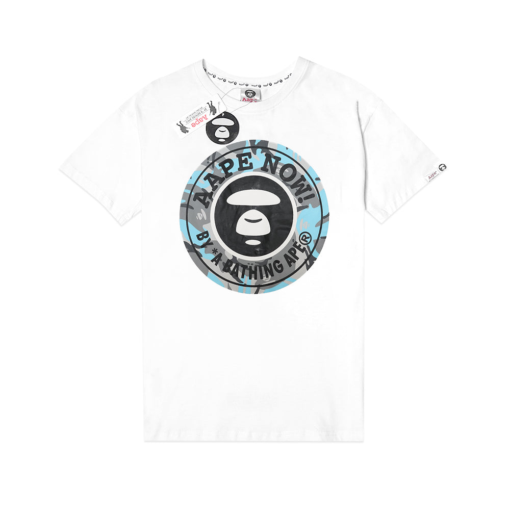 AAPE Moon Face Mix Camo Graphic T-Shirt