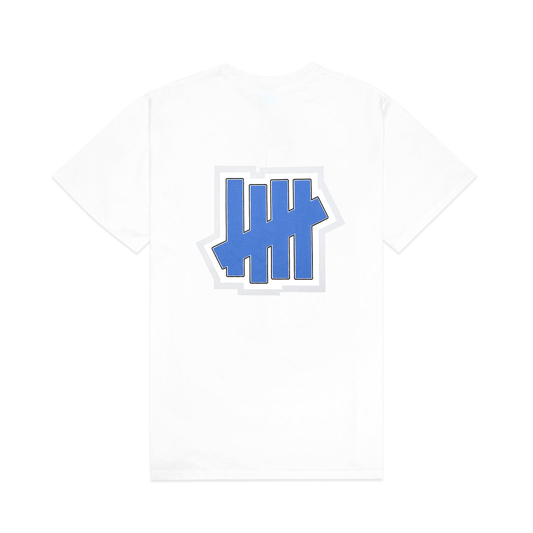 Undefeated Back Blue Icon Logo T-Shirt
