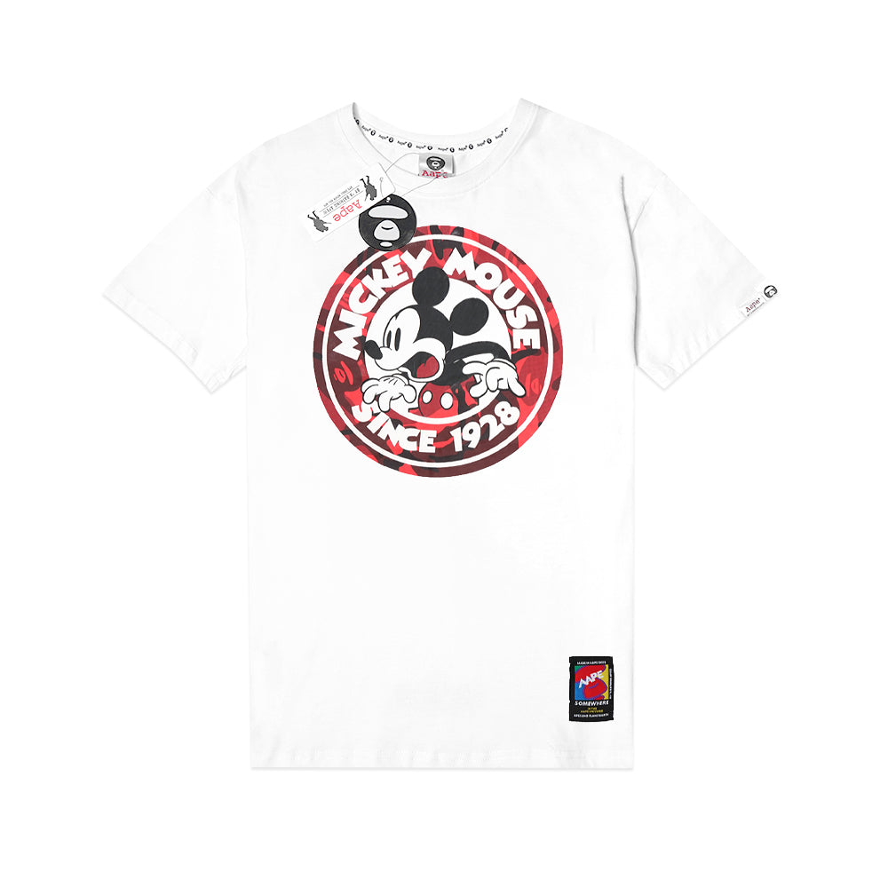 AAPE X DSNY Circle Mickey T-Shirt