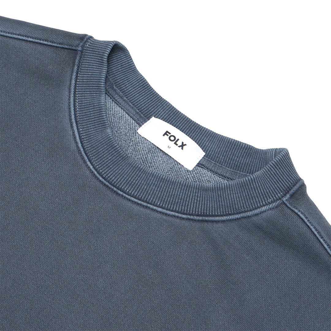 FOLX Washed Terry Crewneck Sweatshirt