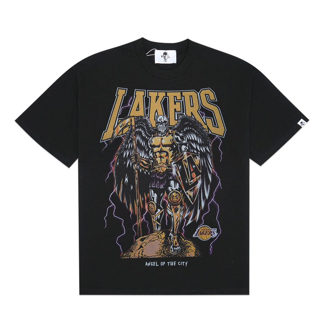 Warren Lotas Angel of The City Lakers T-Shirt