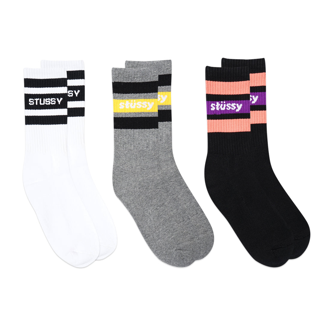 Stussy Stripe Crew Socks