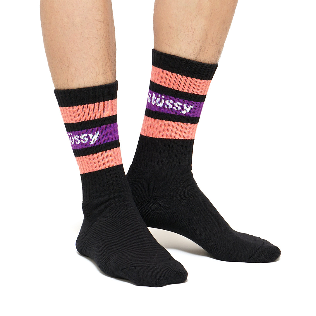 Stussy Stripe Crew Socks