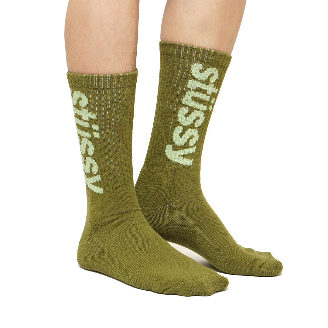 Stussy Helvetica Crew Socks