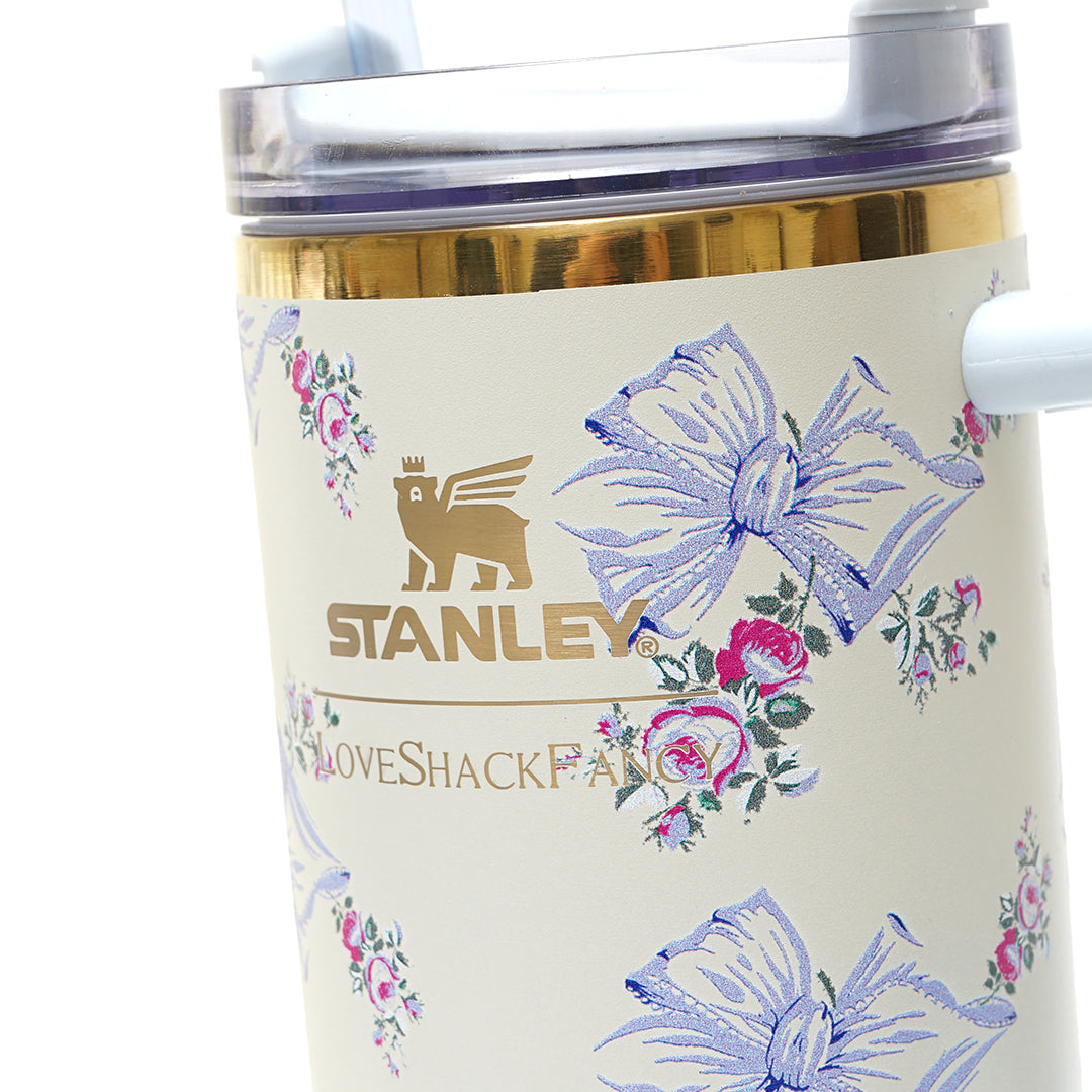 STLY X LoveShackFancy Holiday Quencher H2.0 Flowstate Tumbler