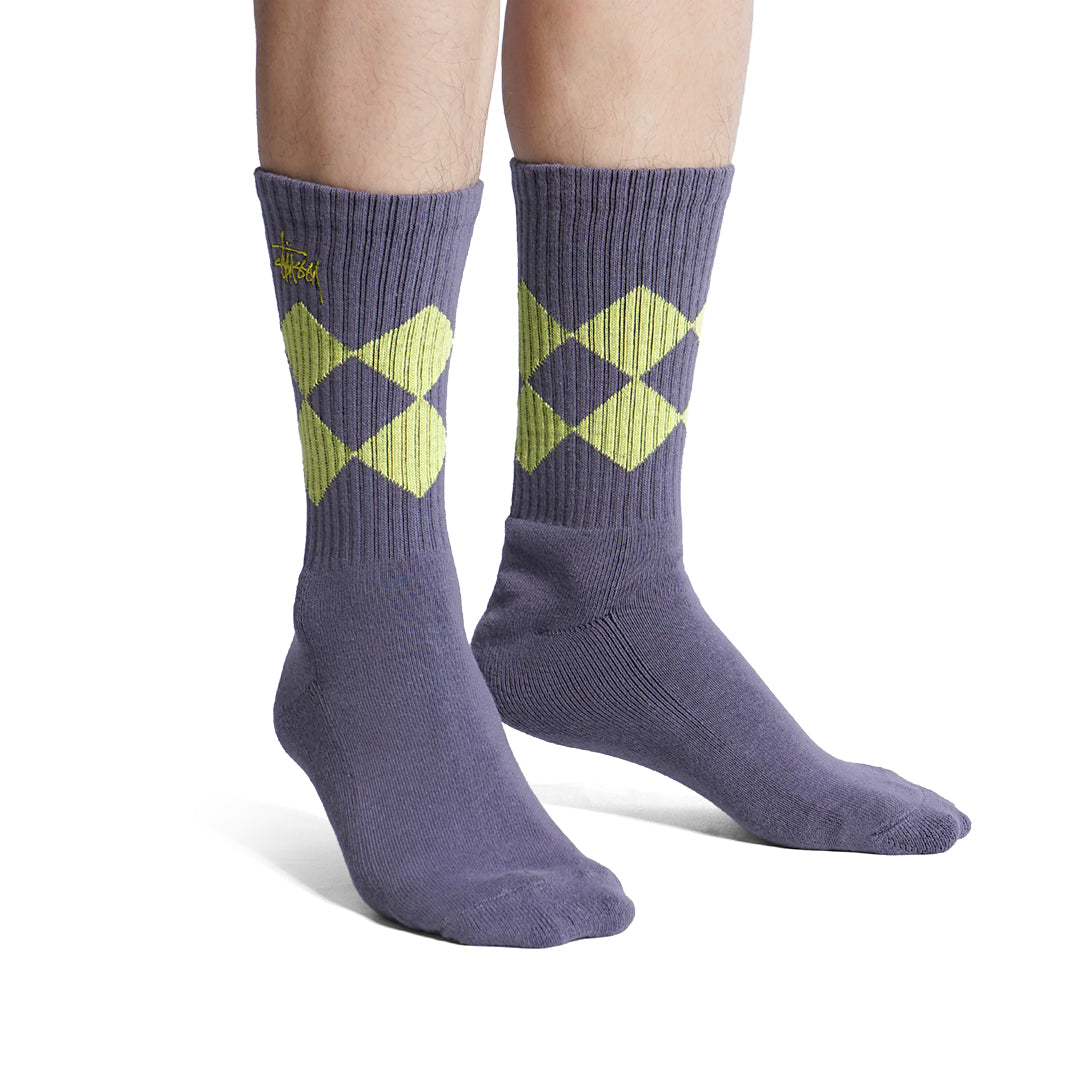 Stussy Argyle Crew Socks 3-Pair Pack