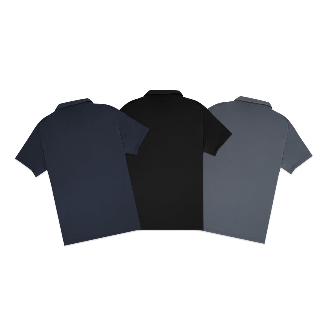 FOLX Active Luxtreme Front Zip Polo Shirt