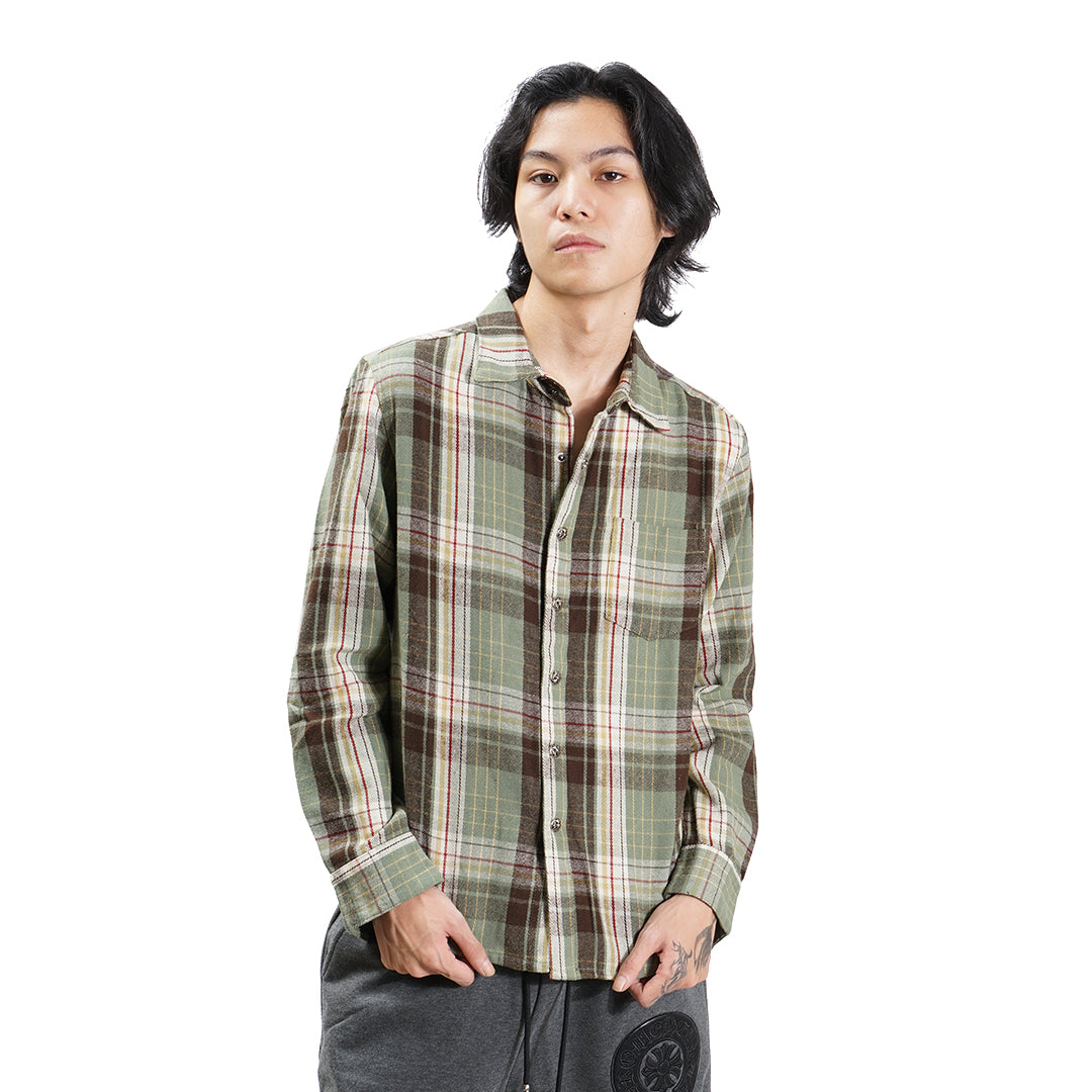 CHR Plaid Flannel Long Sleeve Shirt