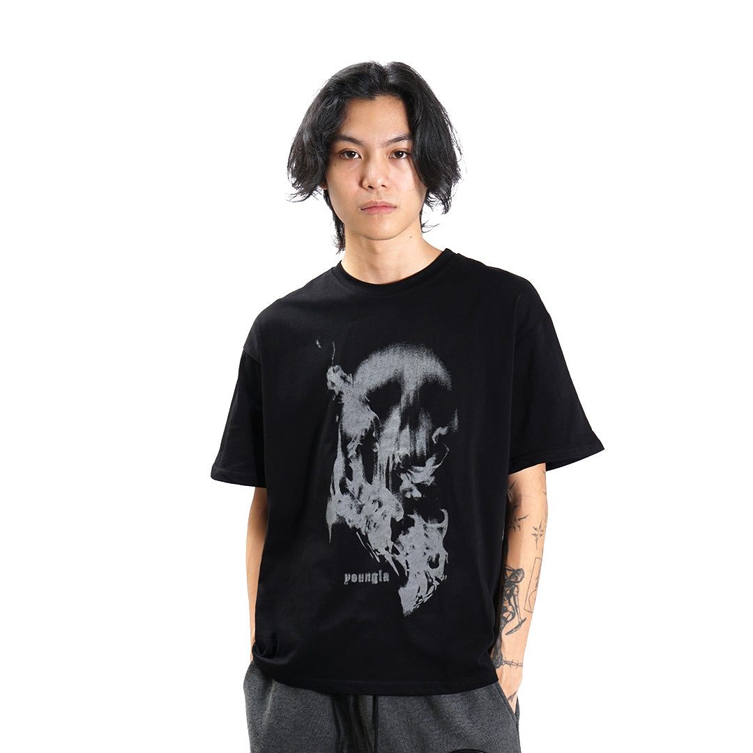YOUNGLA Soul Inferno Skull T-Shirt