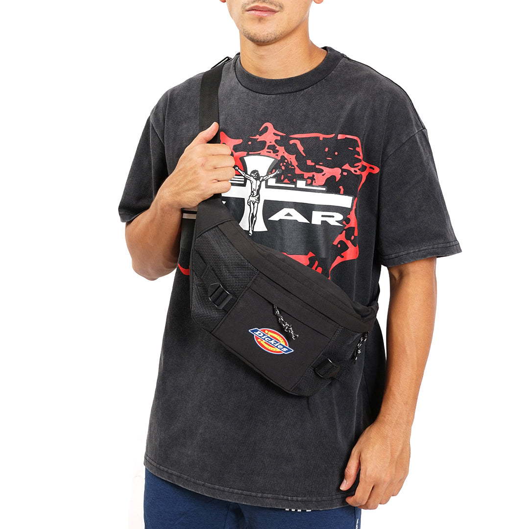 DCK Side Mesh Logo Waist Bag