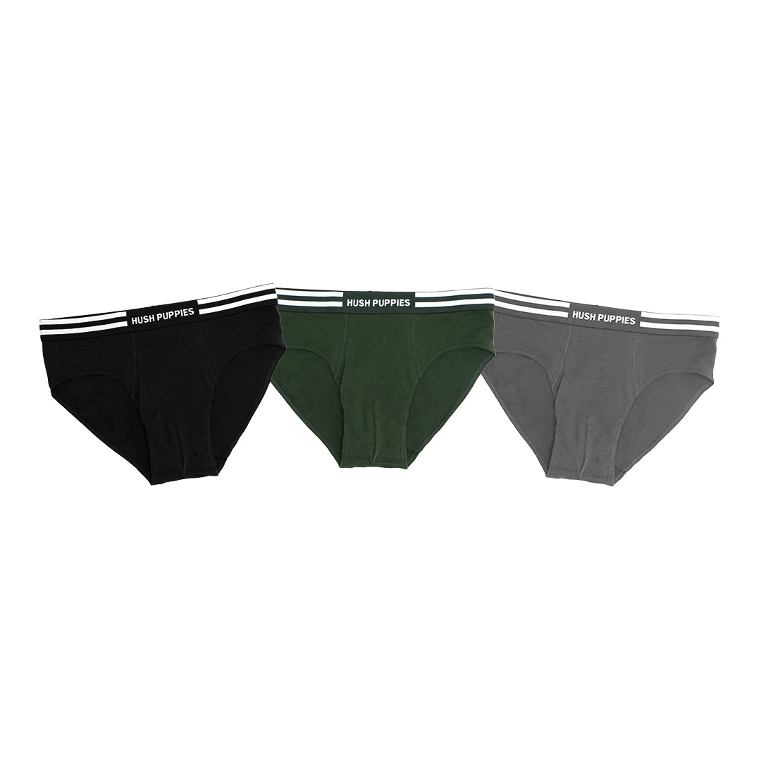 HPPS Double Stripes Cotton Spandex Brief
