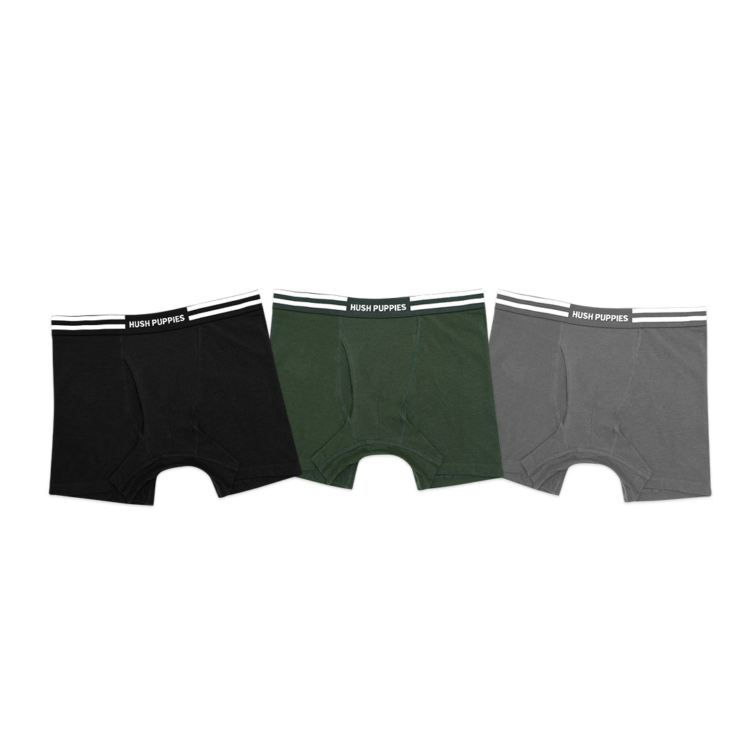 HPPS Double Stripes Cotton Spandex Boxer Brief