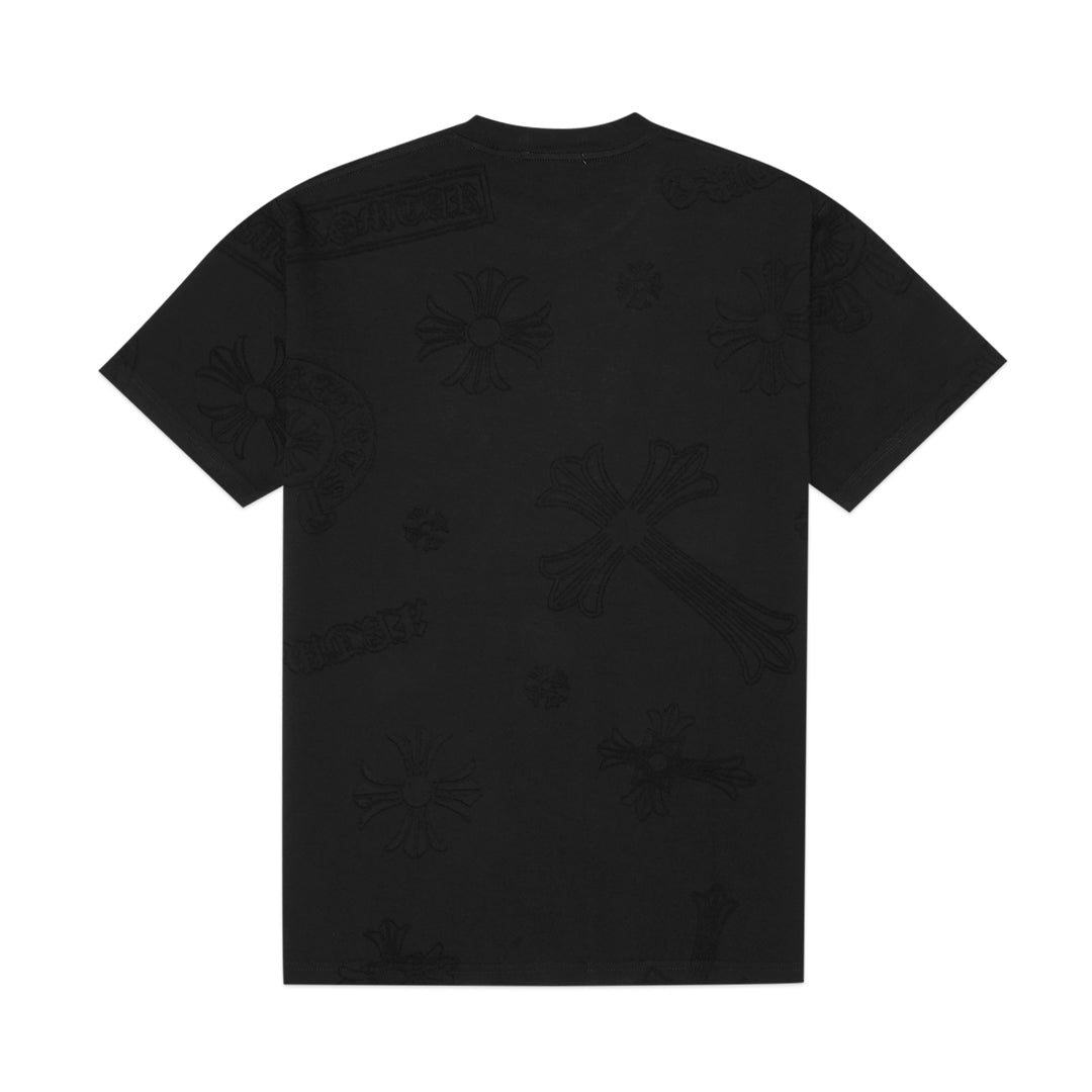 CHR Solid Multi Logo Pattern T-Shirt