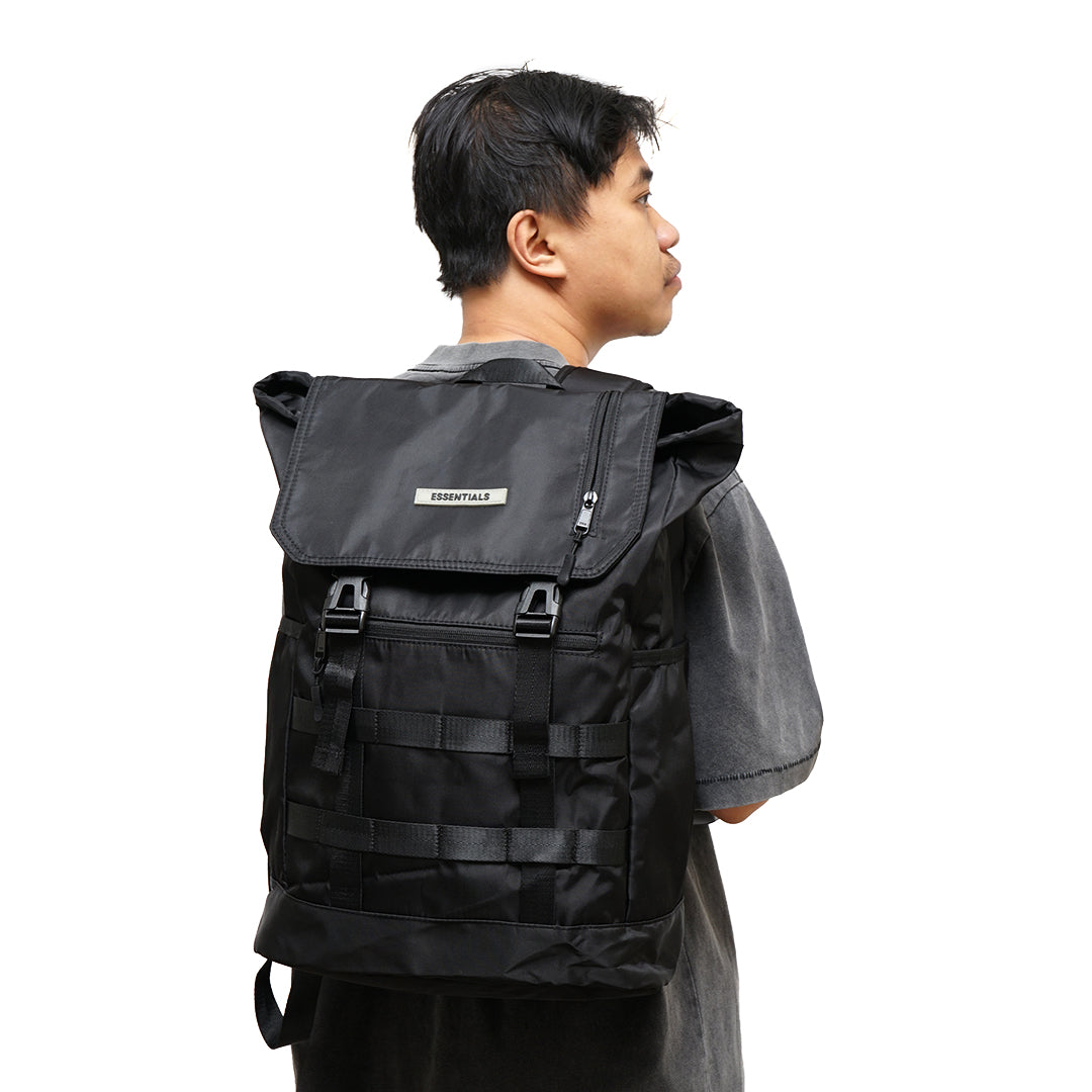 FOG Essentials Double Belts Nylon Backpack