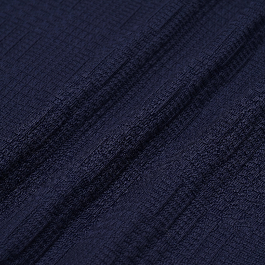 FOLX Jacquard Square Pattern T-Shirt