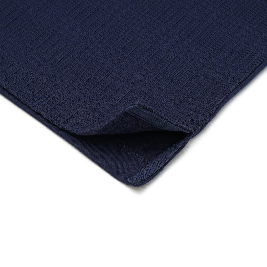 FOLX Jacquard Square Pattern T-Shirt