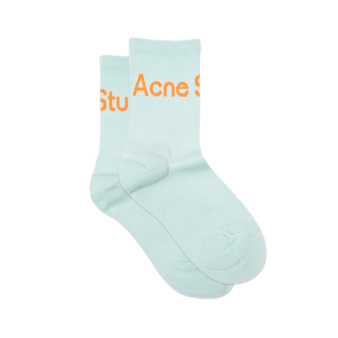 ASD Ribbed Logo Mid Socks